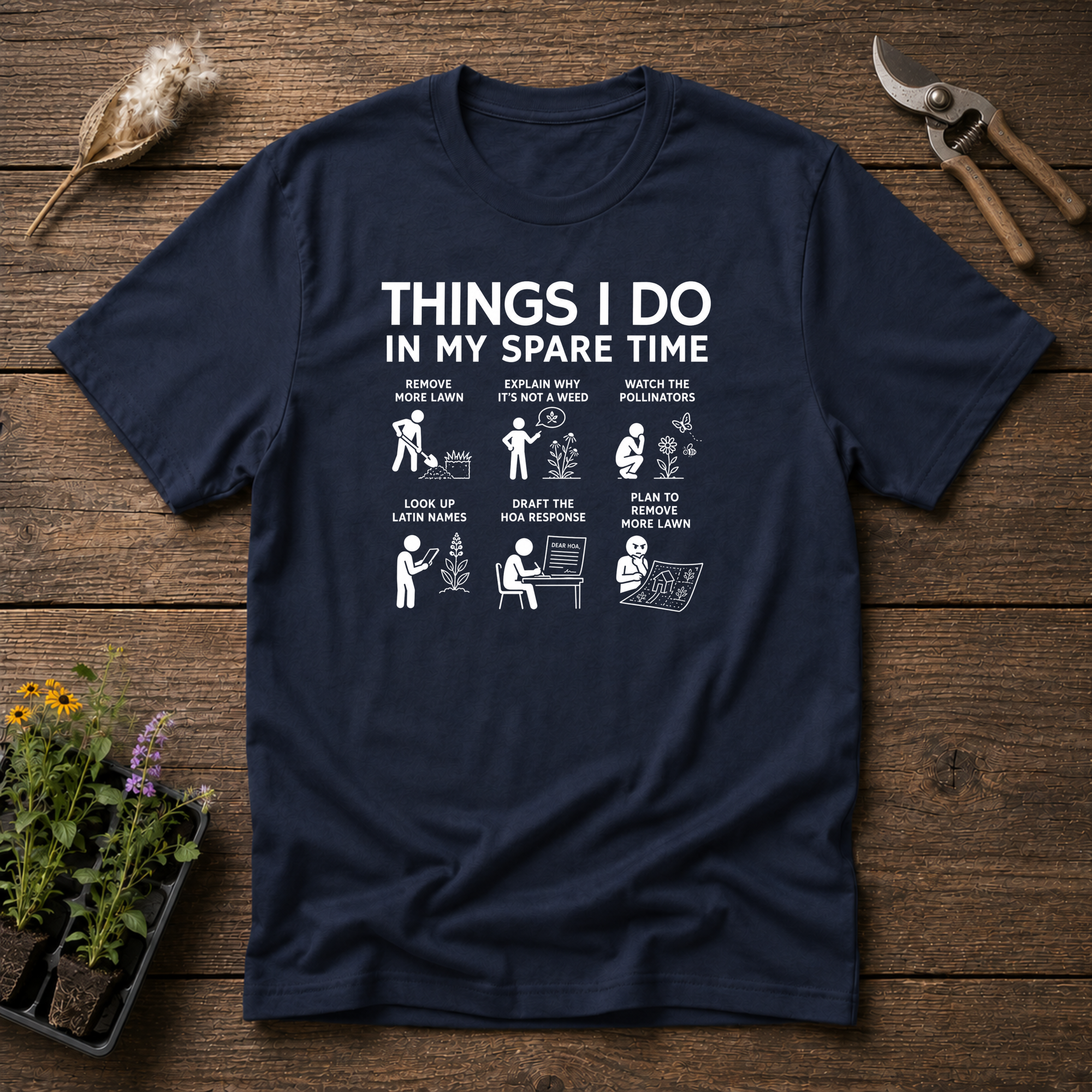 Spare Time Plants T-Shirt