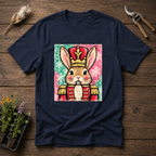 Cute Hare Nutcracker T-Shirt in Navy