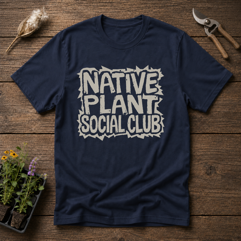Native Plant Club T-Shirt in Navy