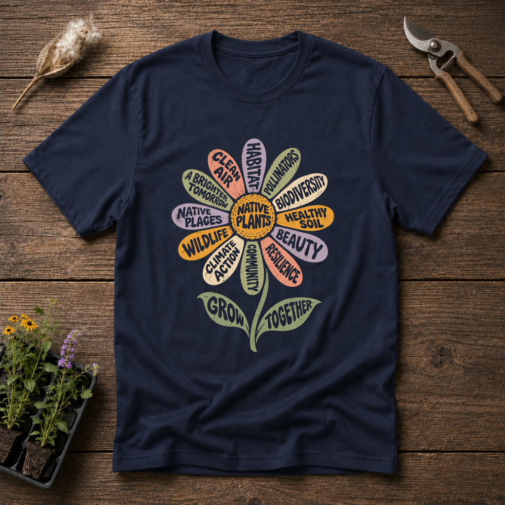 Native Matters T-Shirt in Navy