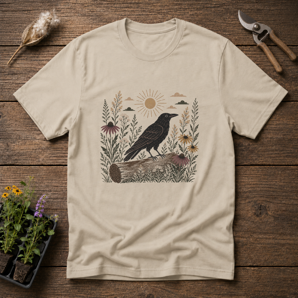 Rustic Crow Meadow T-Shirt