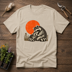 Raccoon Snuggles T-Shirt in Sand