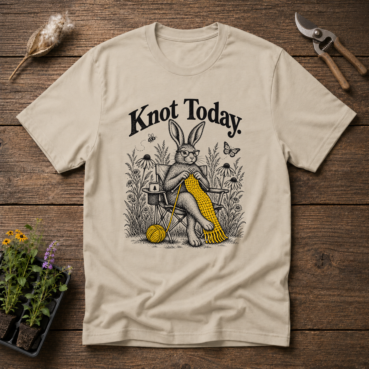 Knot Today T-Shirt in Sand