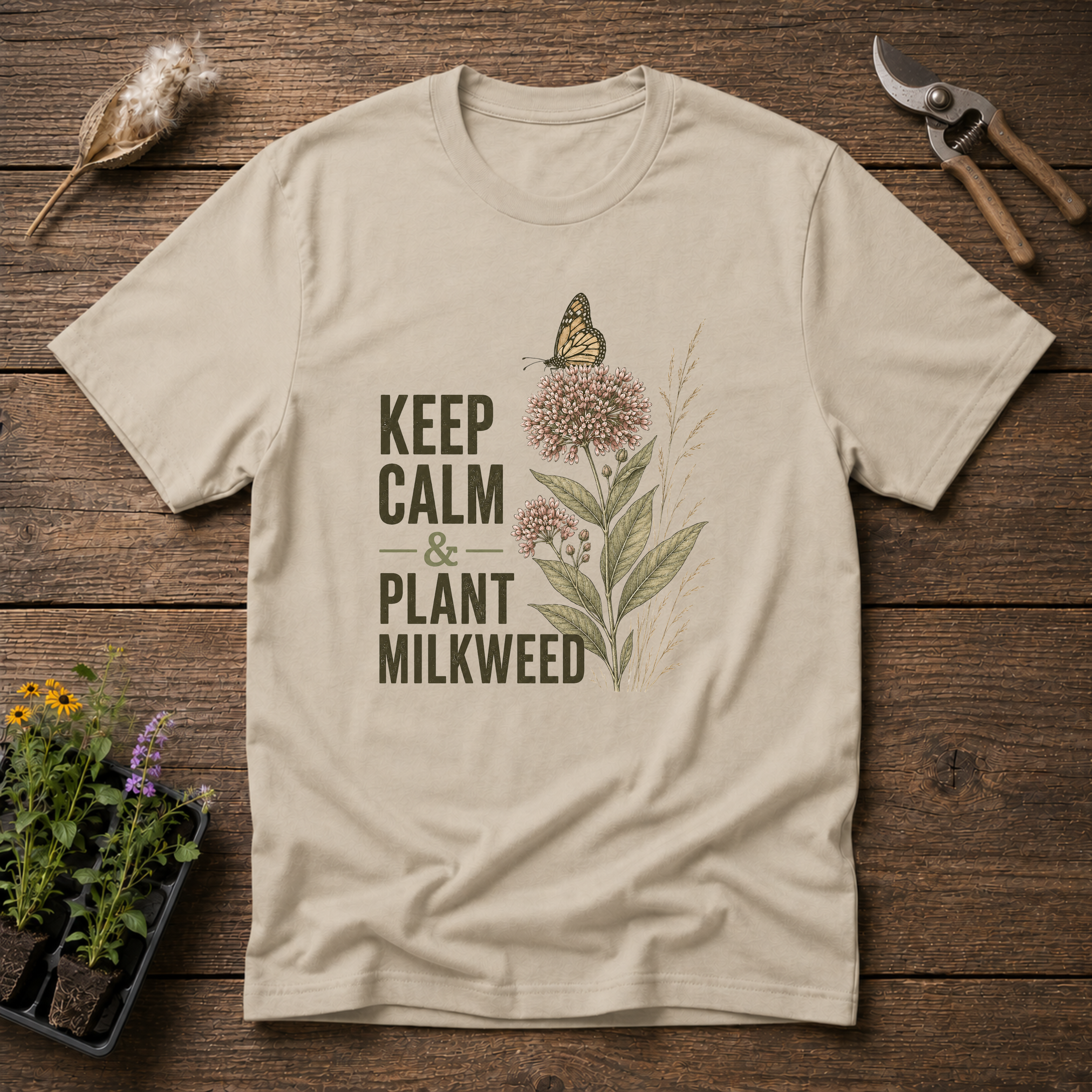 Keep Calm & Plant Milkweed T-Shirt