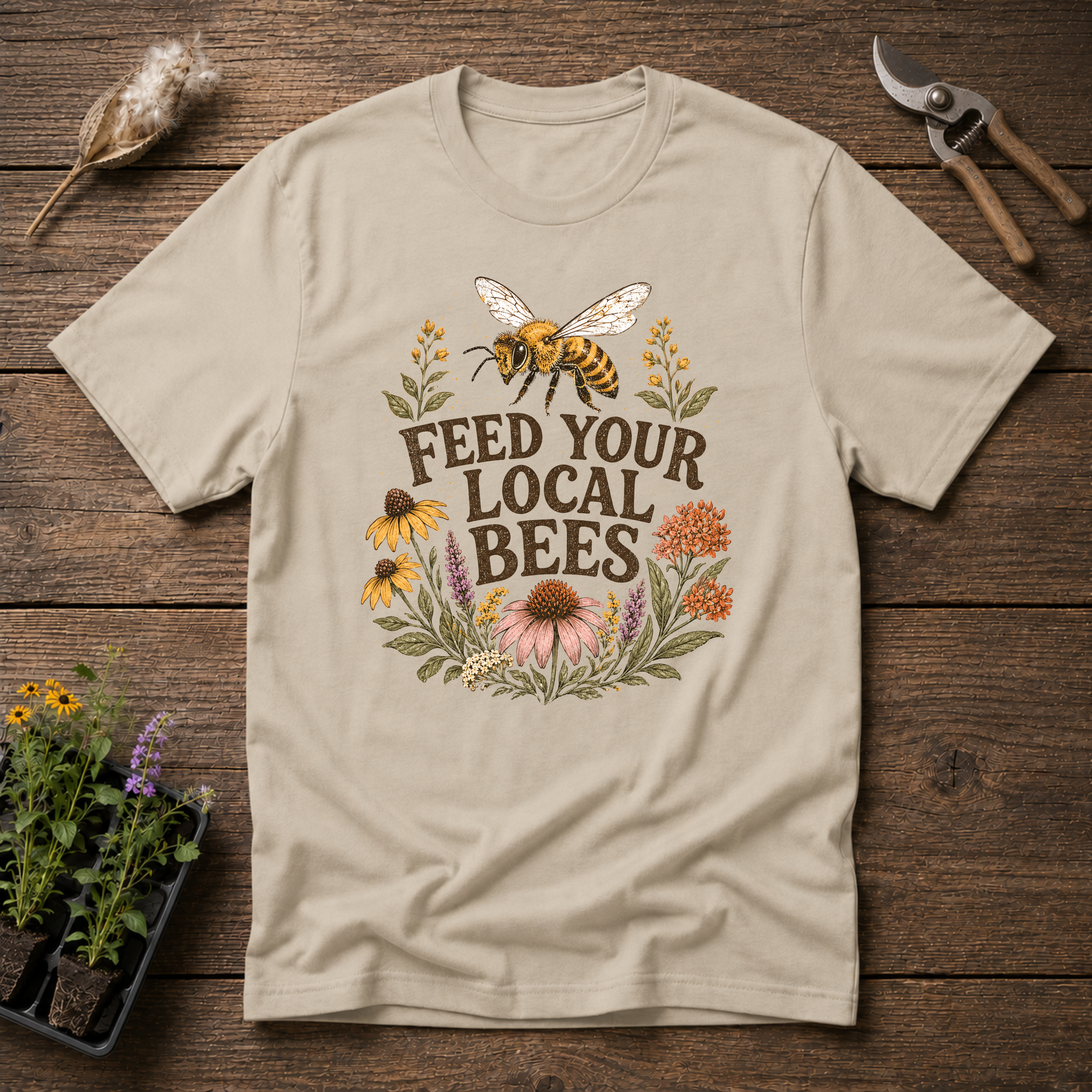 Feed Your Local Bees T-Shirt