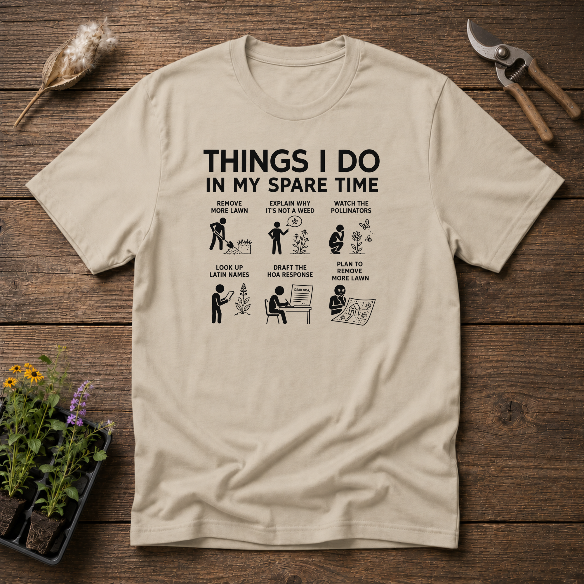 Spare Time Plants T-Shirt