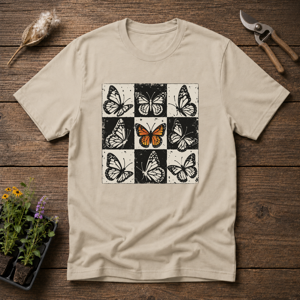 Monarch Checkerboard T-Shirt
