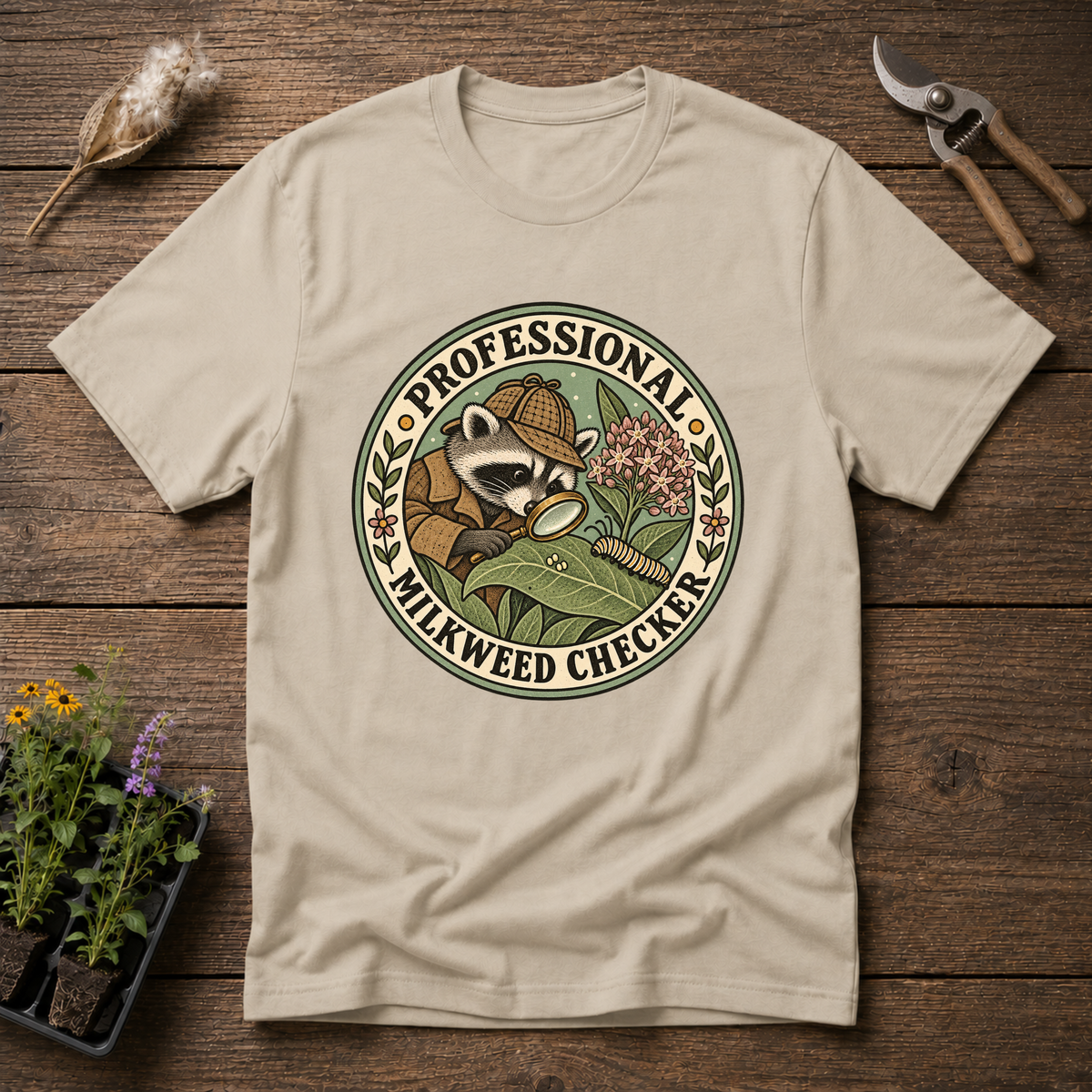 Professional Milkweed Checker T-Shirt