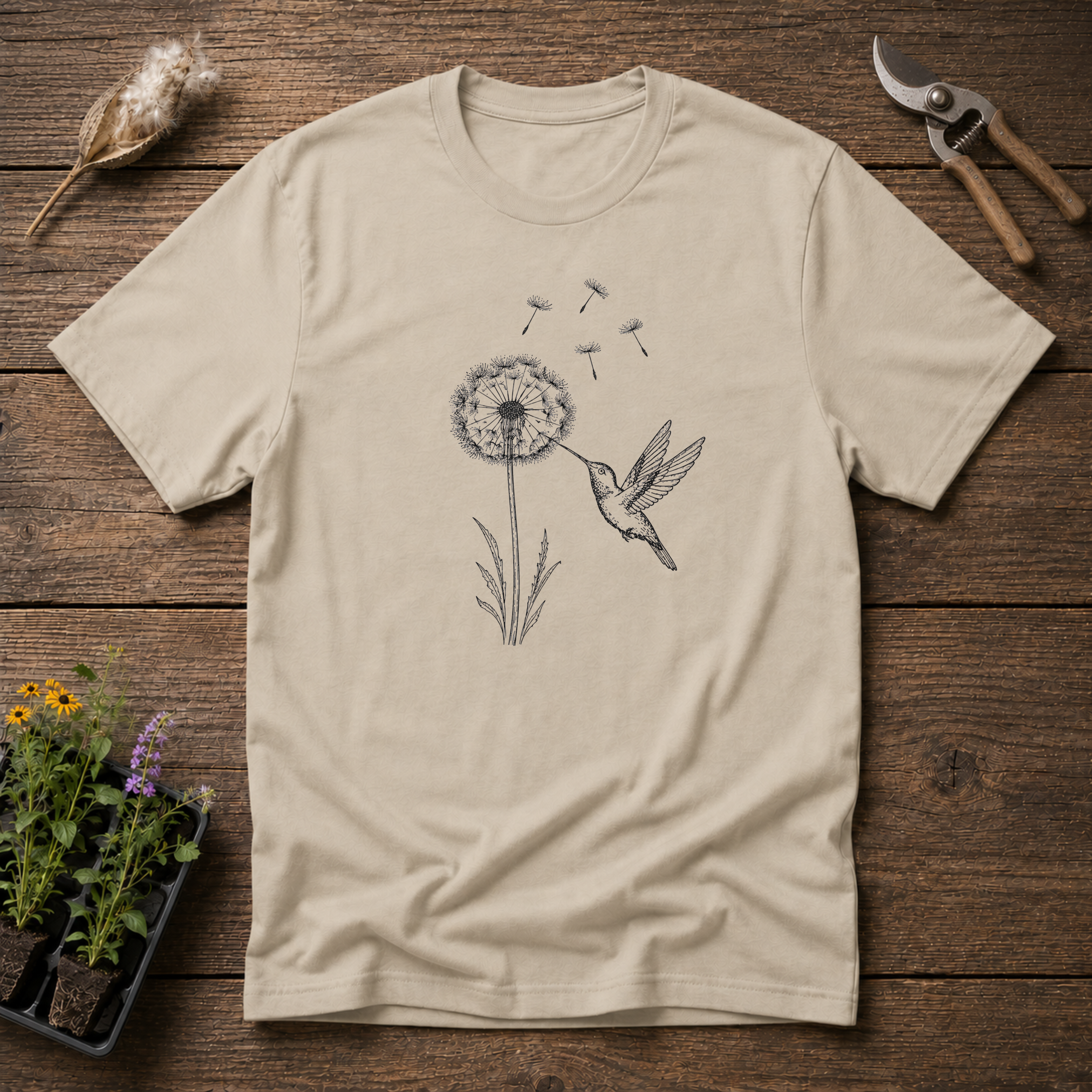 Hummingbird & Dandelion T-Shirt