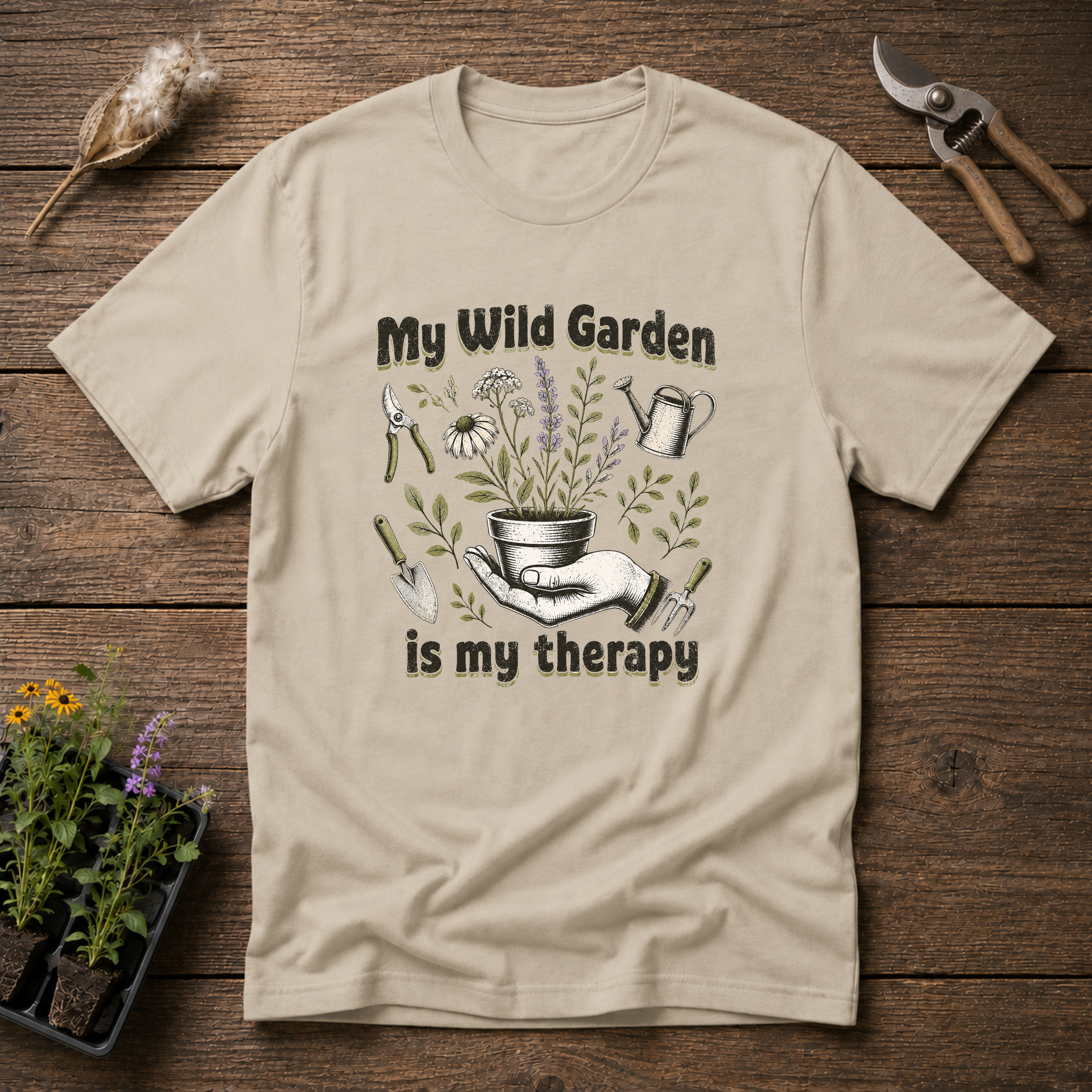 My Wild Garden Is My Therapy T-Shirt