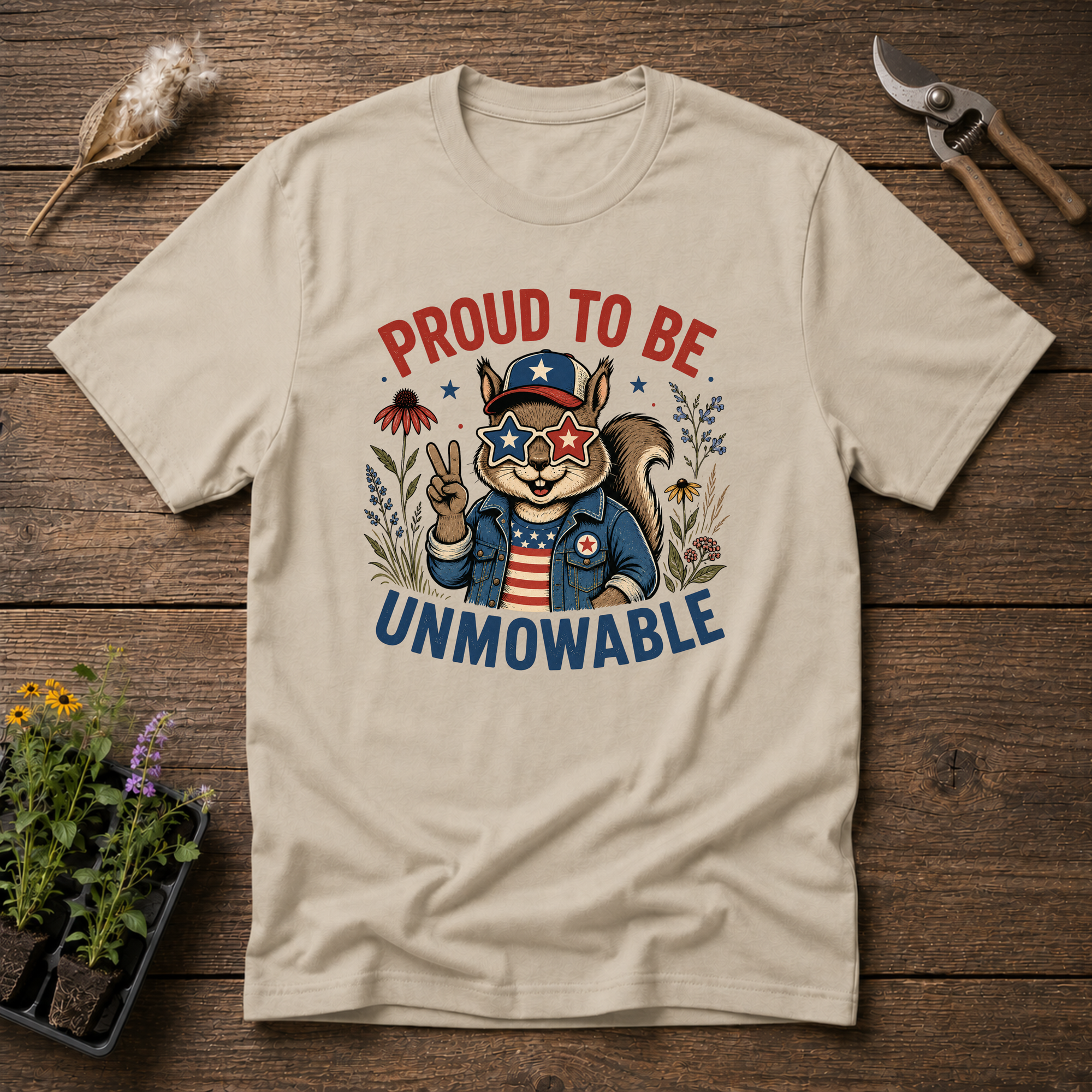 Proudly Unmowable T-Shirt