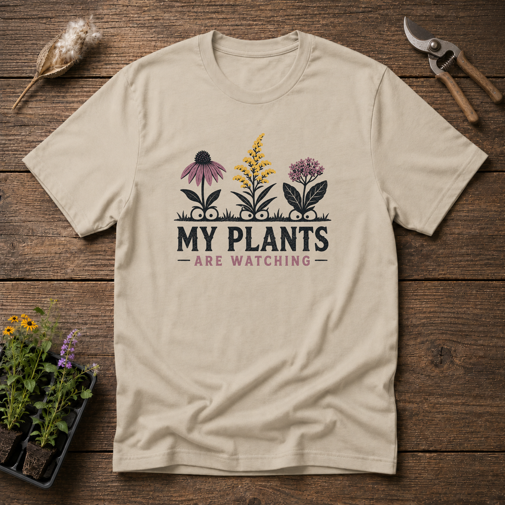 My Plants Are Watching T-Shirt