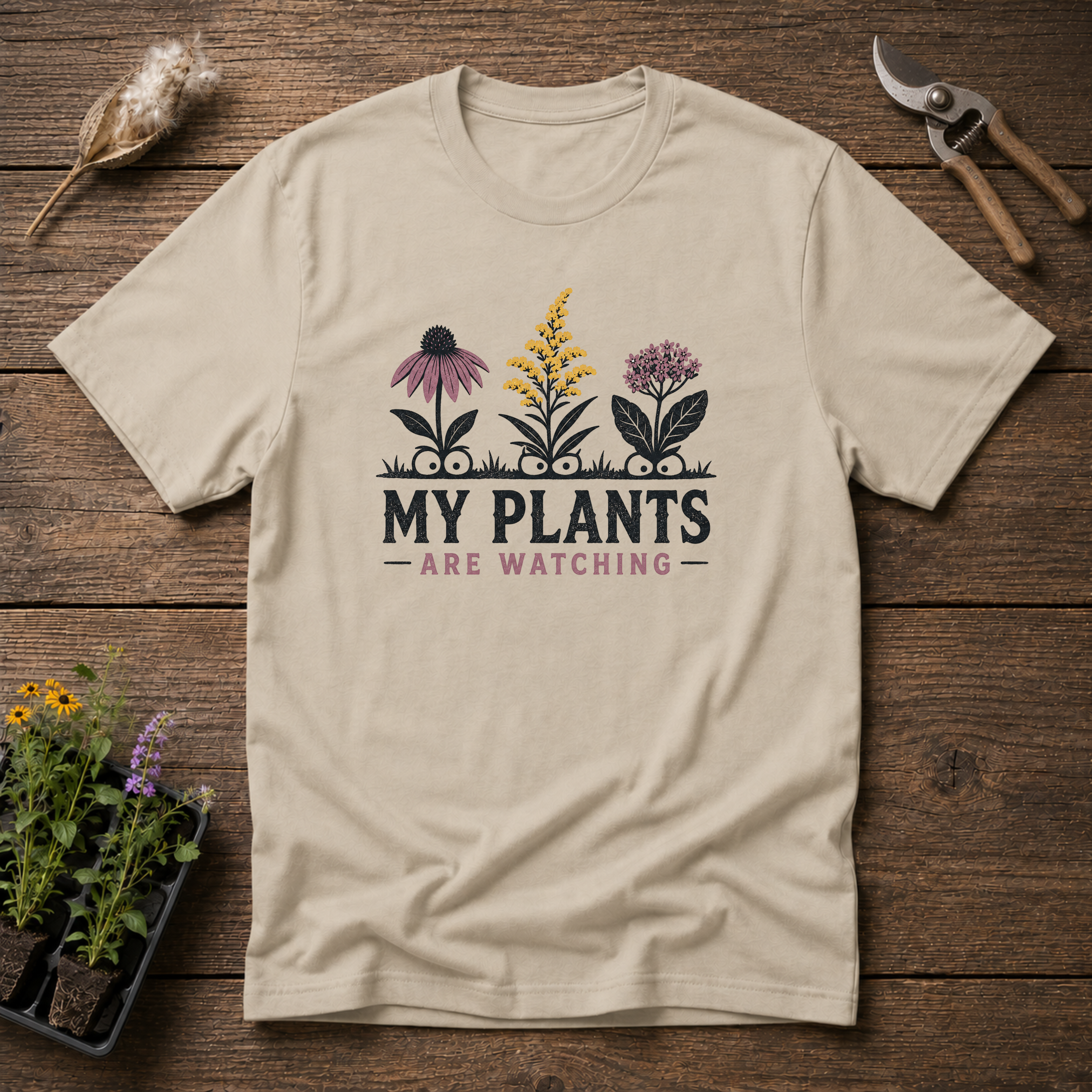 My Plants Are Watching T-Shirt