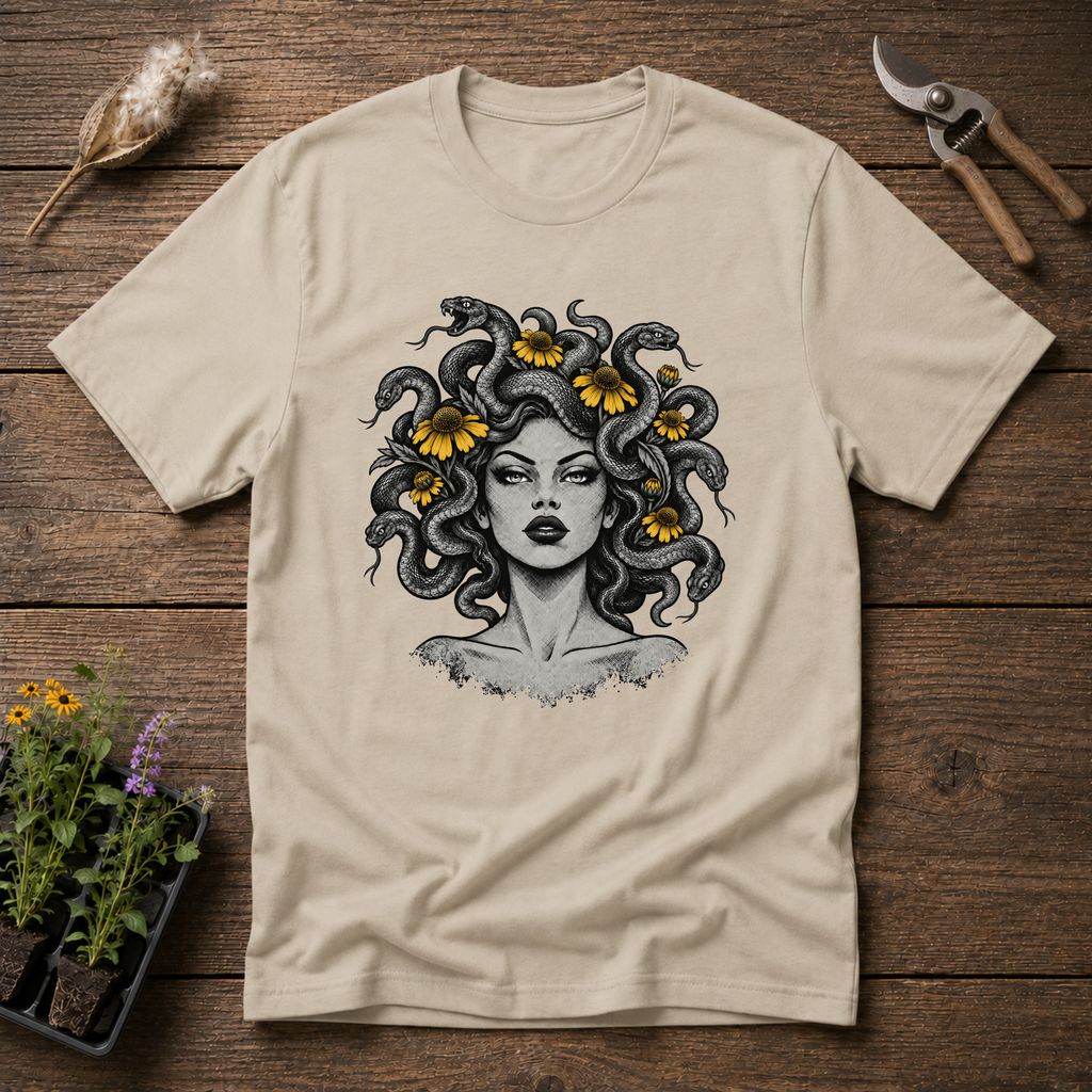 Medusa In Bloom T-Shirt
