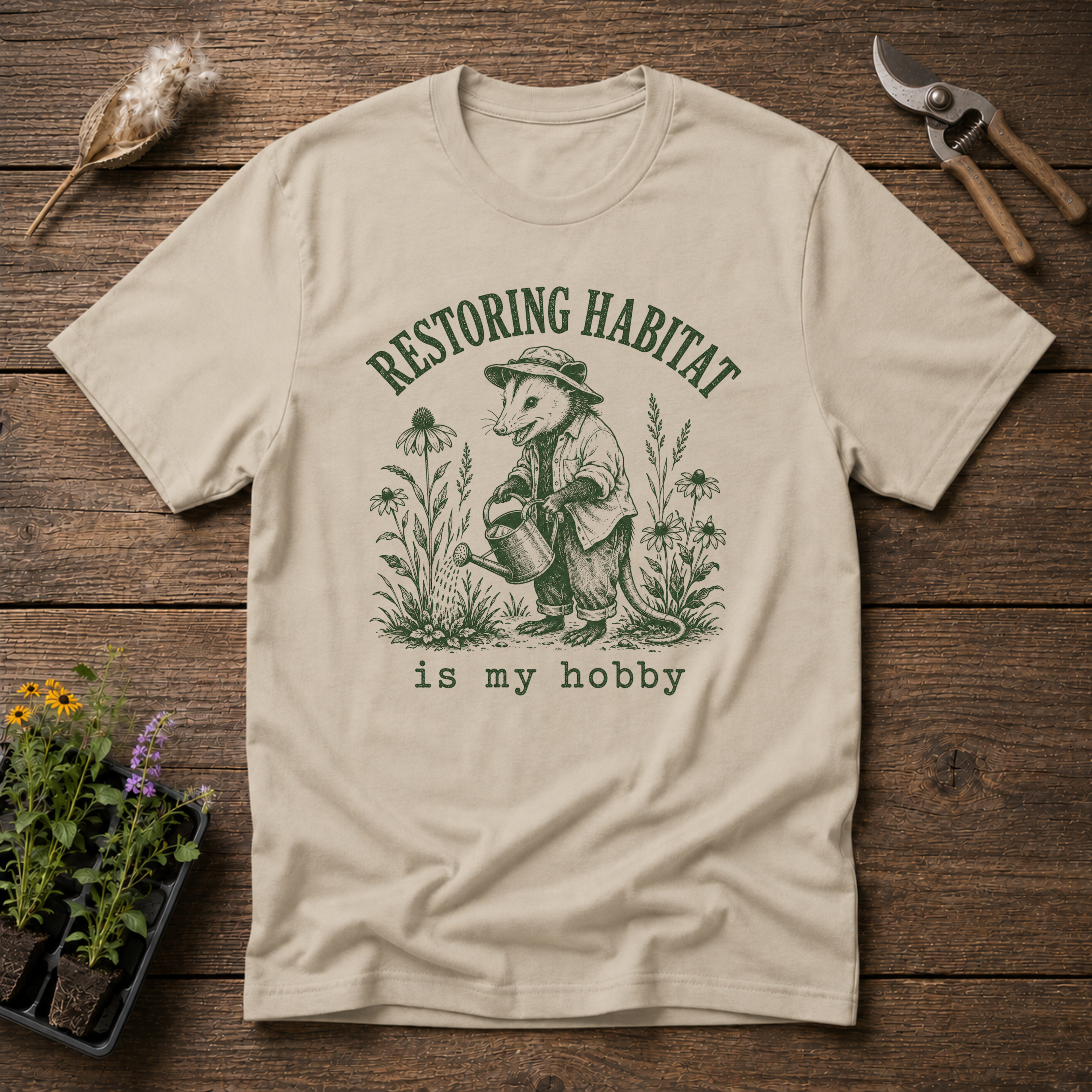 Restoring Habitat Is My Hobby T-Shirt