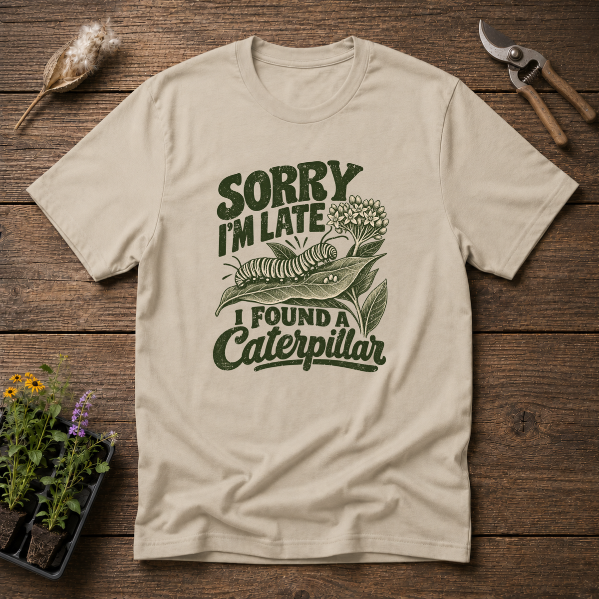 Found a Caterpillar T-Shirt