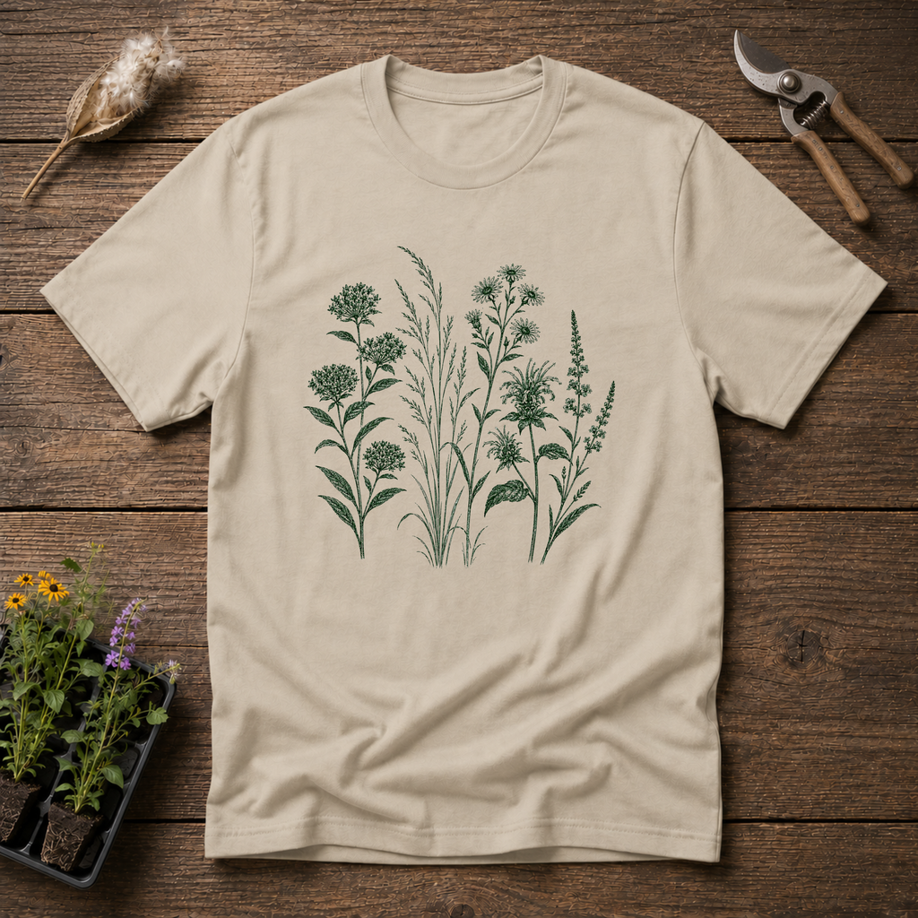 Minimalist Wildflowers T-Shirt