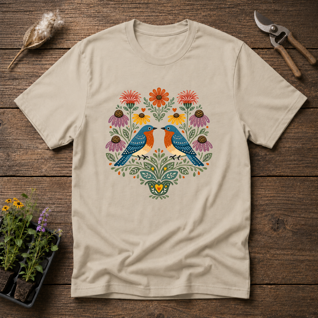 Folk Birds T-Shirt
