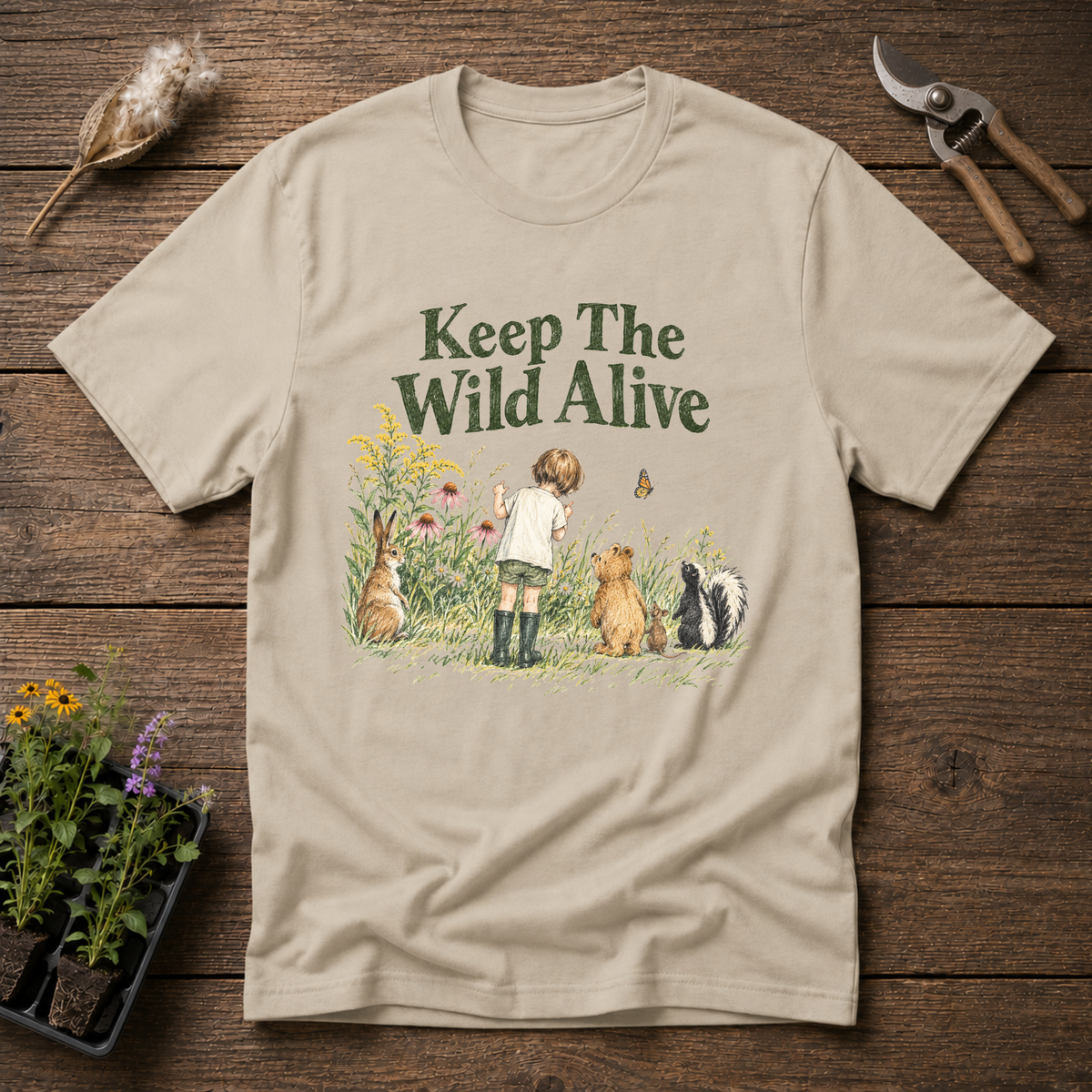 Wild Alive T-Shirt in Sand
