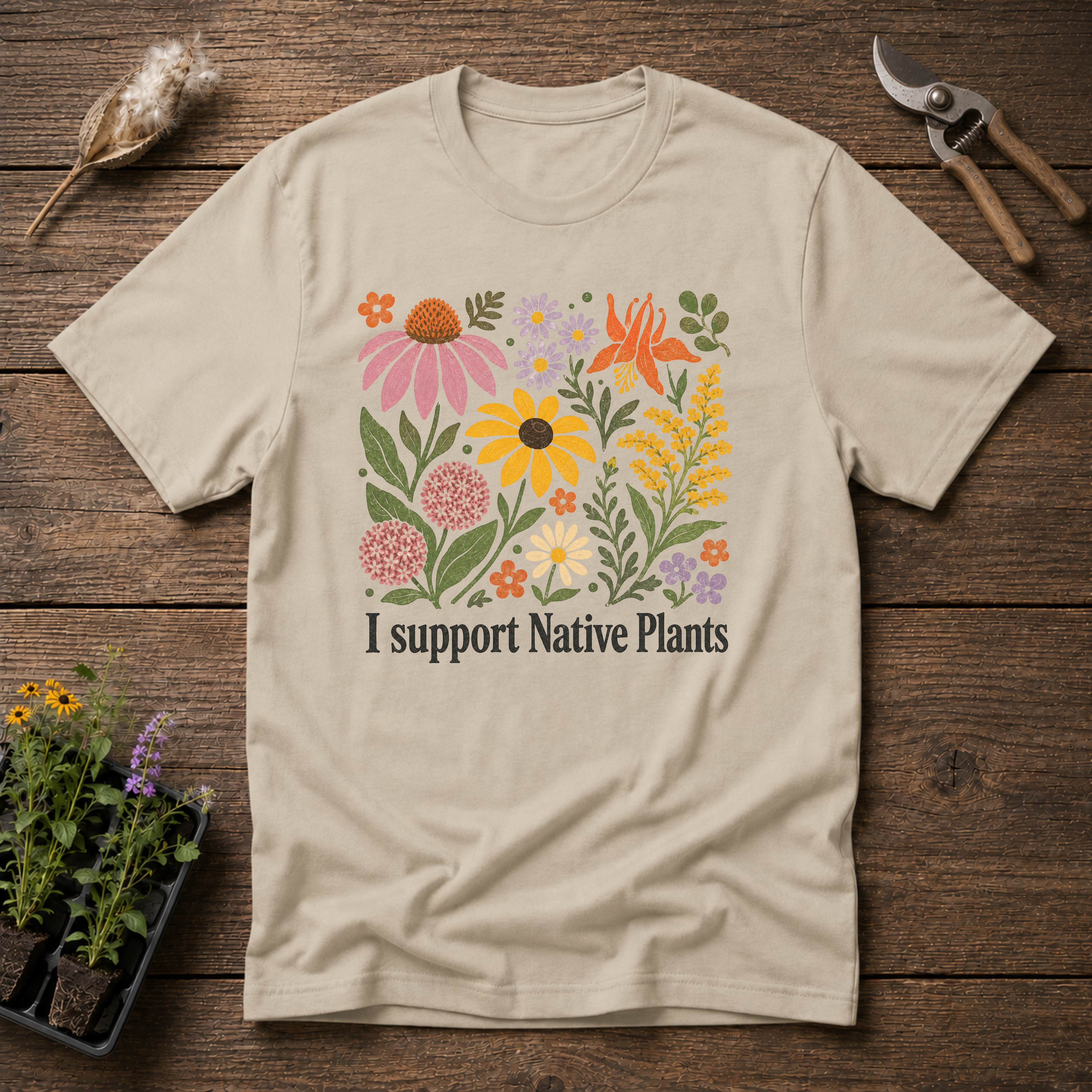 I Support Native Plants T-Shirt