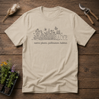 Native Plants Pollinators Habitat T-Shirt