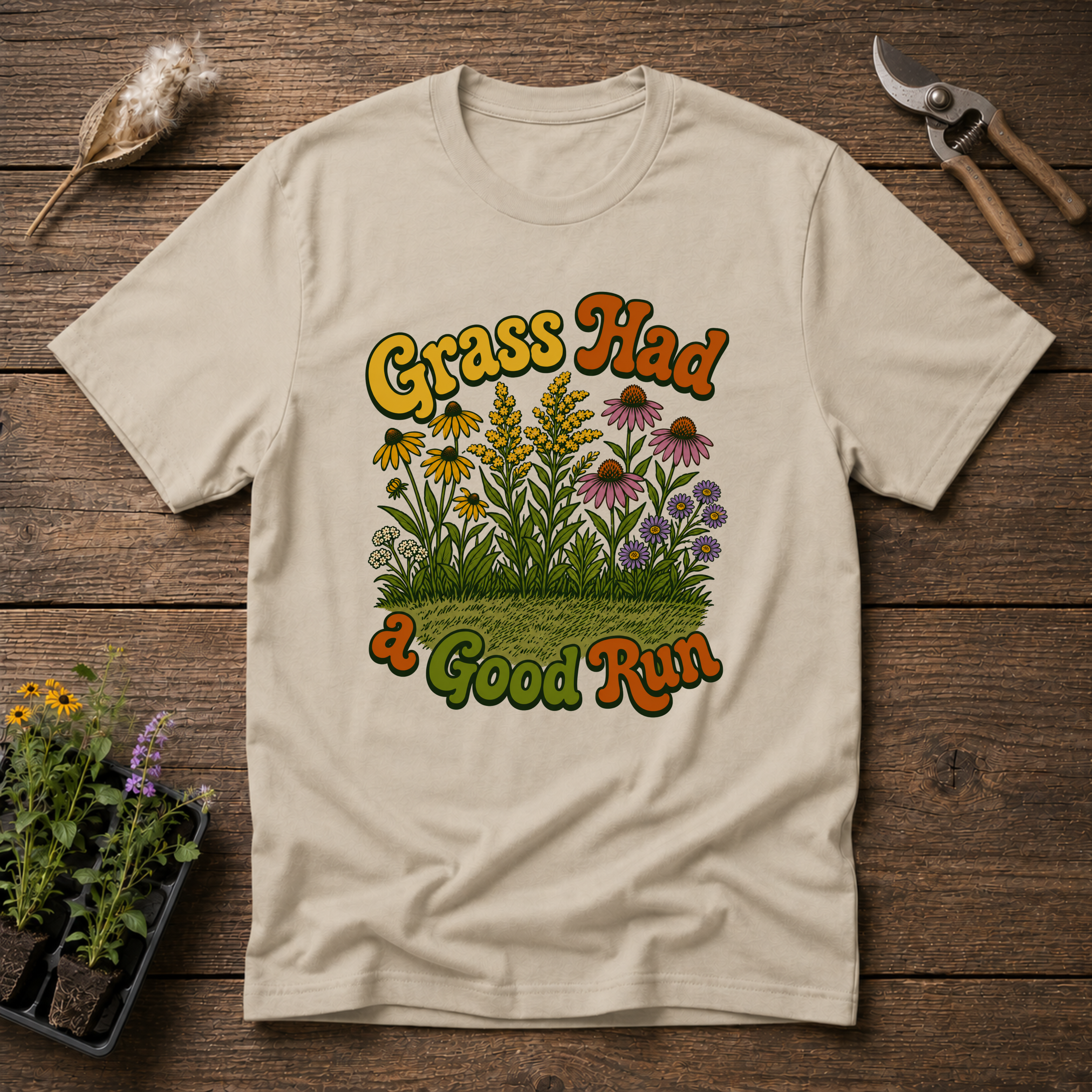 Grass Had a Good Run T-Shirt
