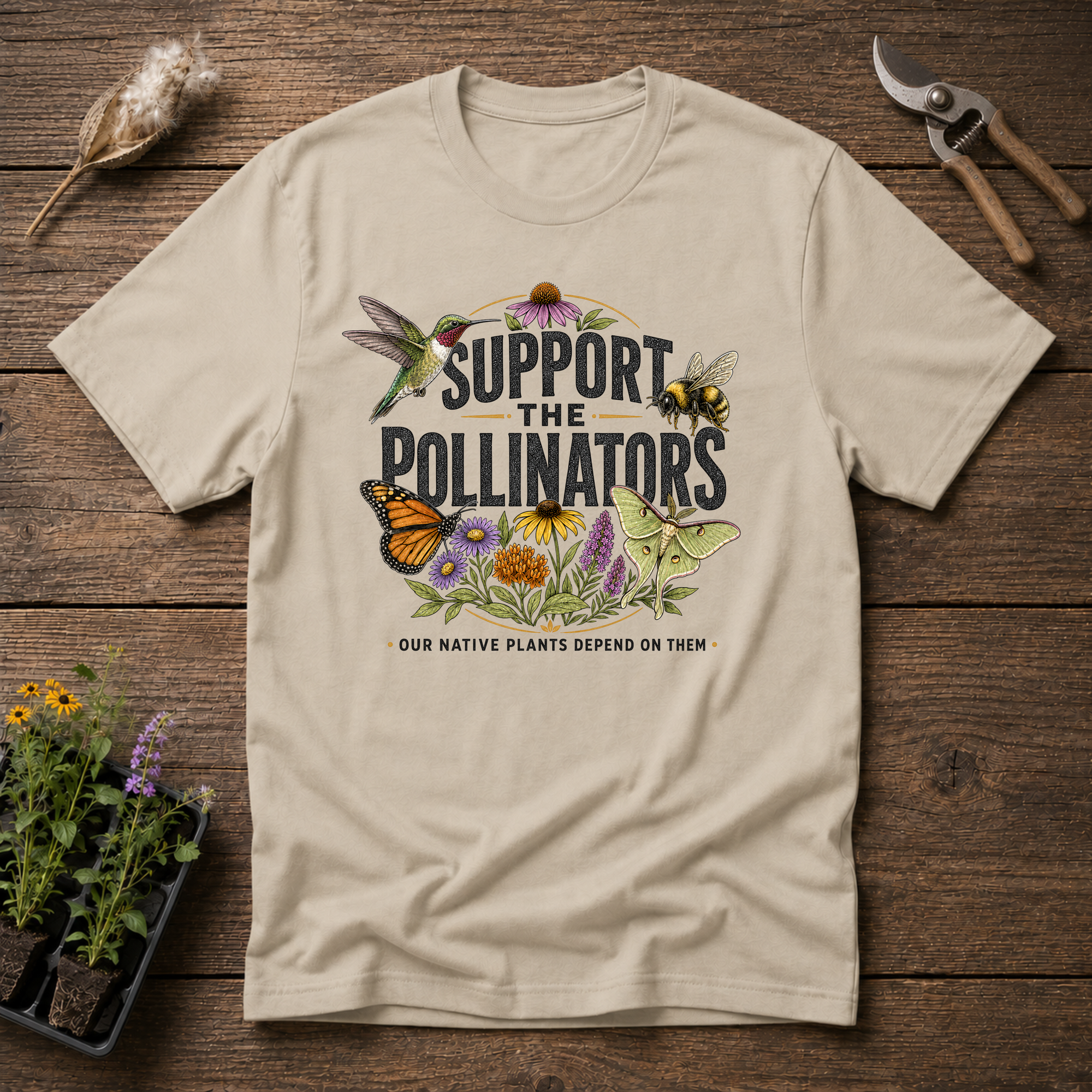 Support The Pollinators T-Shirt