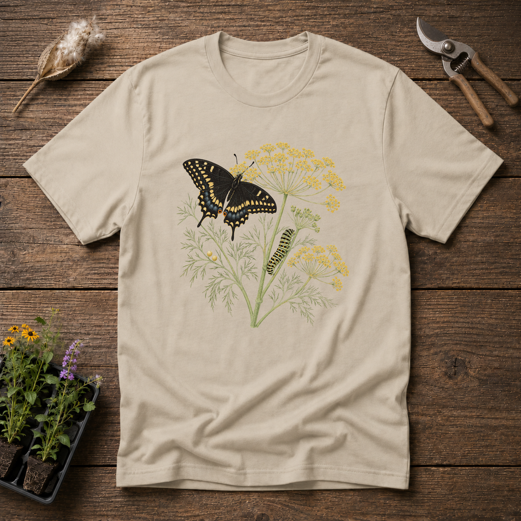 Black Swallowtail Fennel T-Shirt