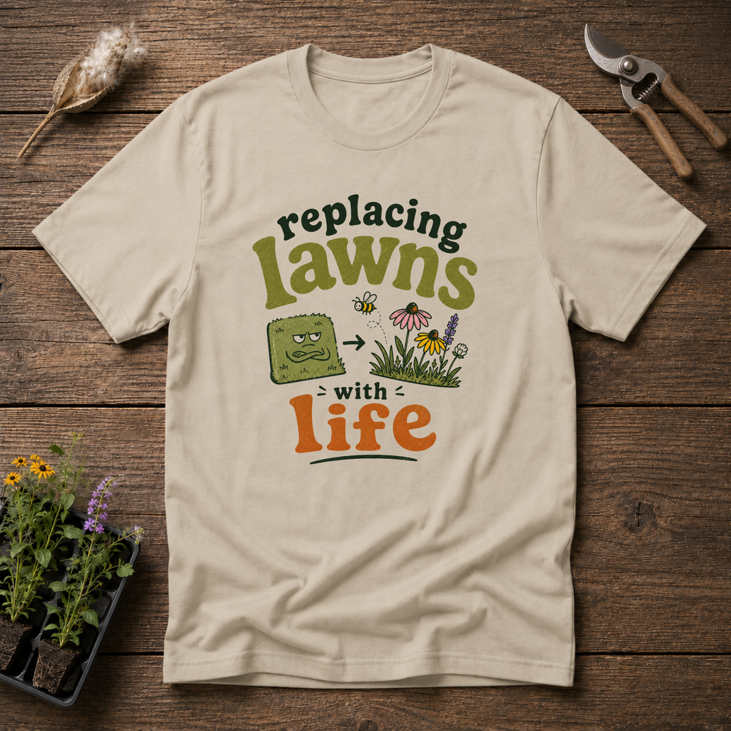 Replacing Lawns With Life T-Shirt