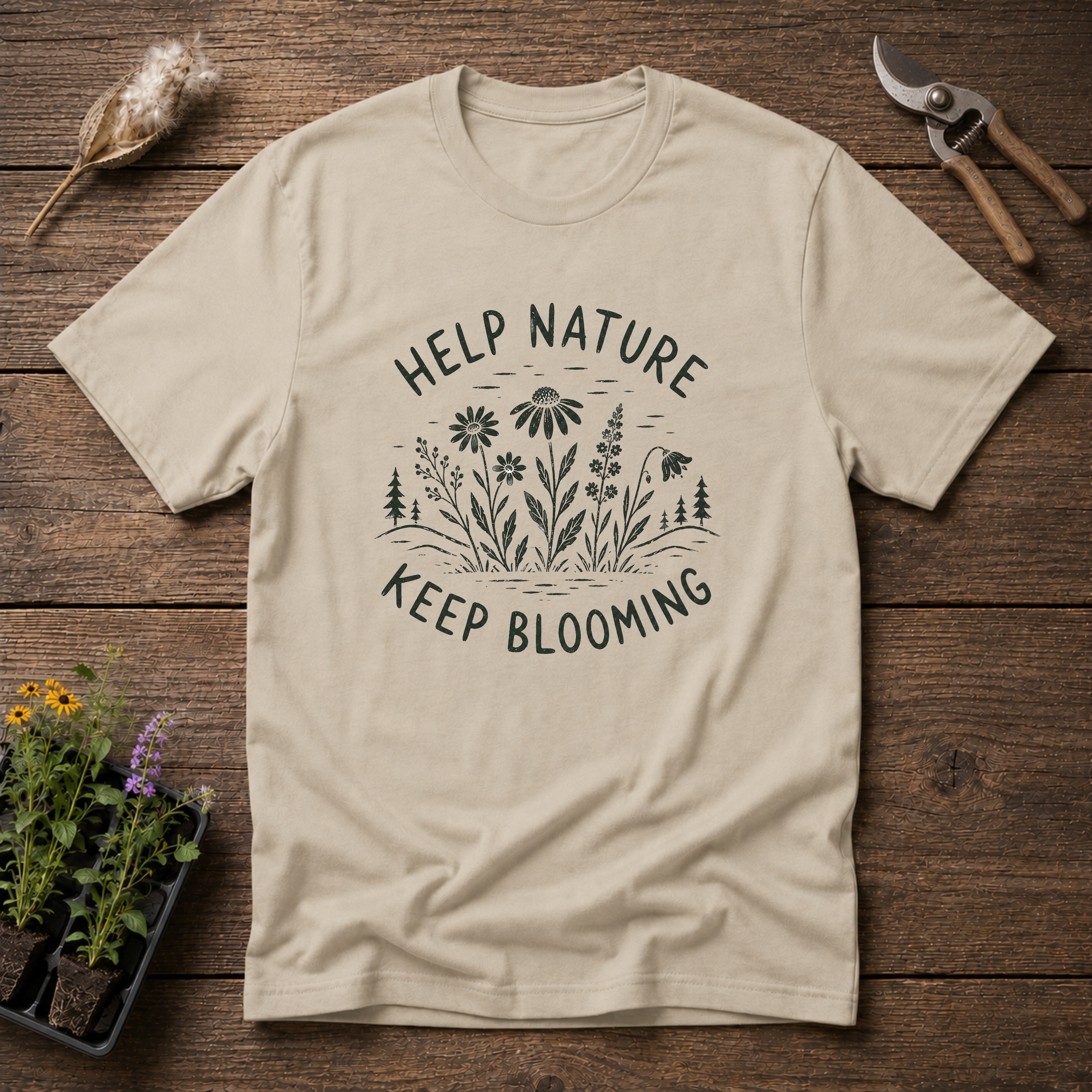 Help Nature Keep Blooming T-Shirt