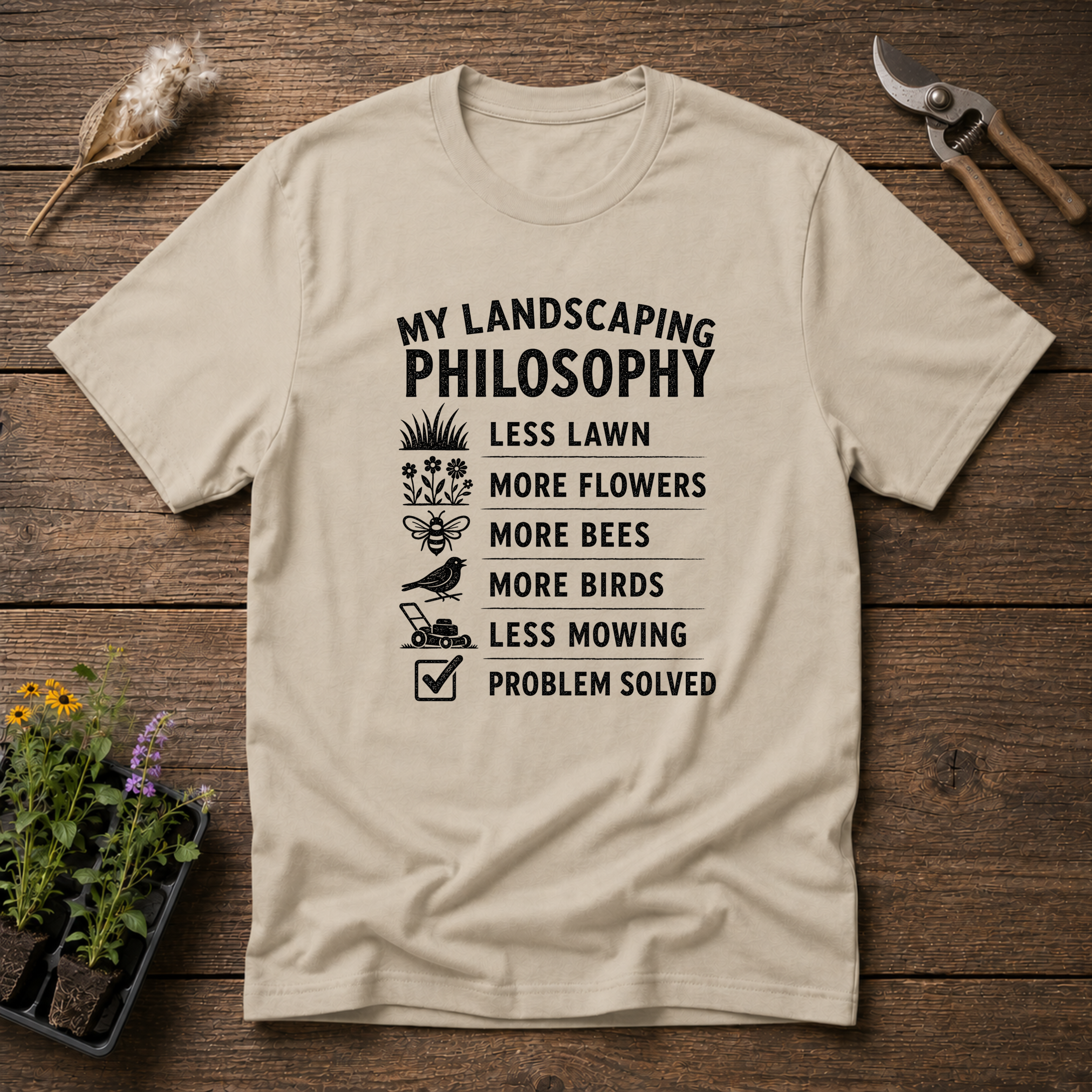 My Landscaping Is My Philosophy T-Shirt