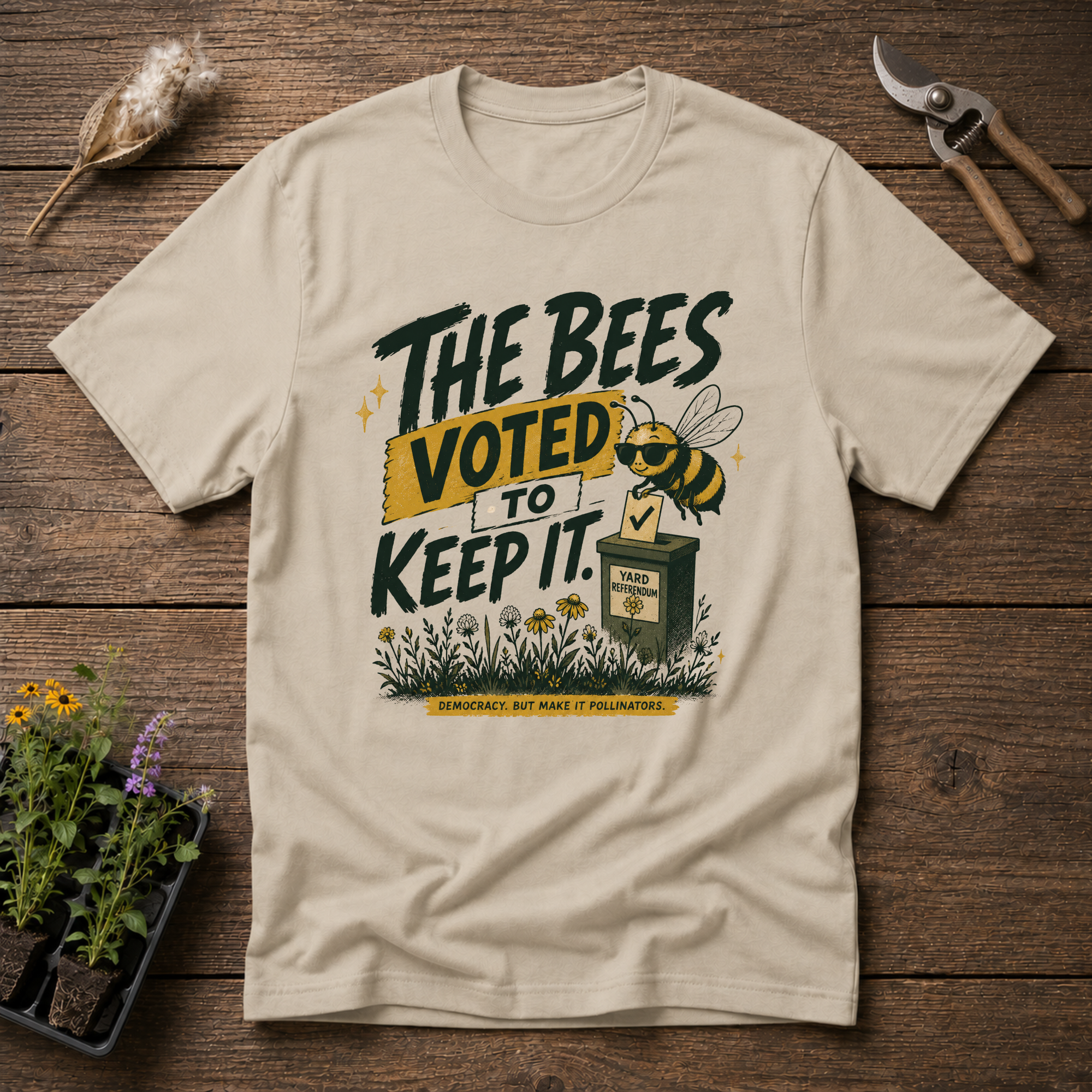 Bees Voted Yes T-Shirt