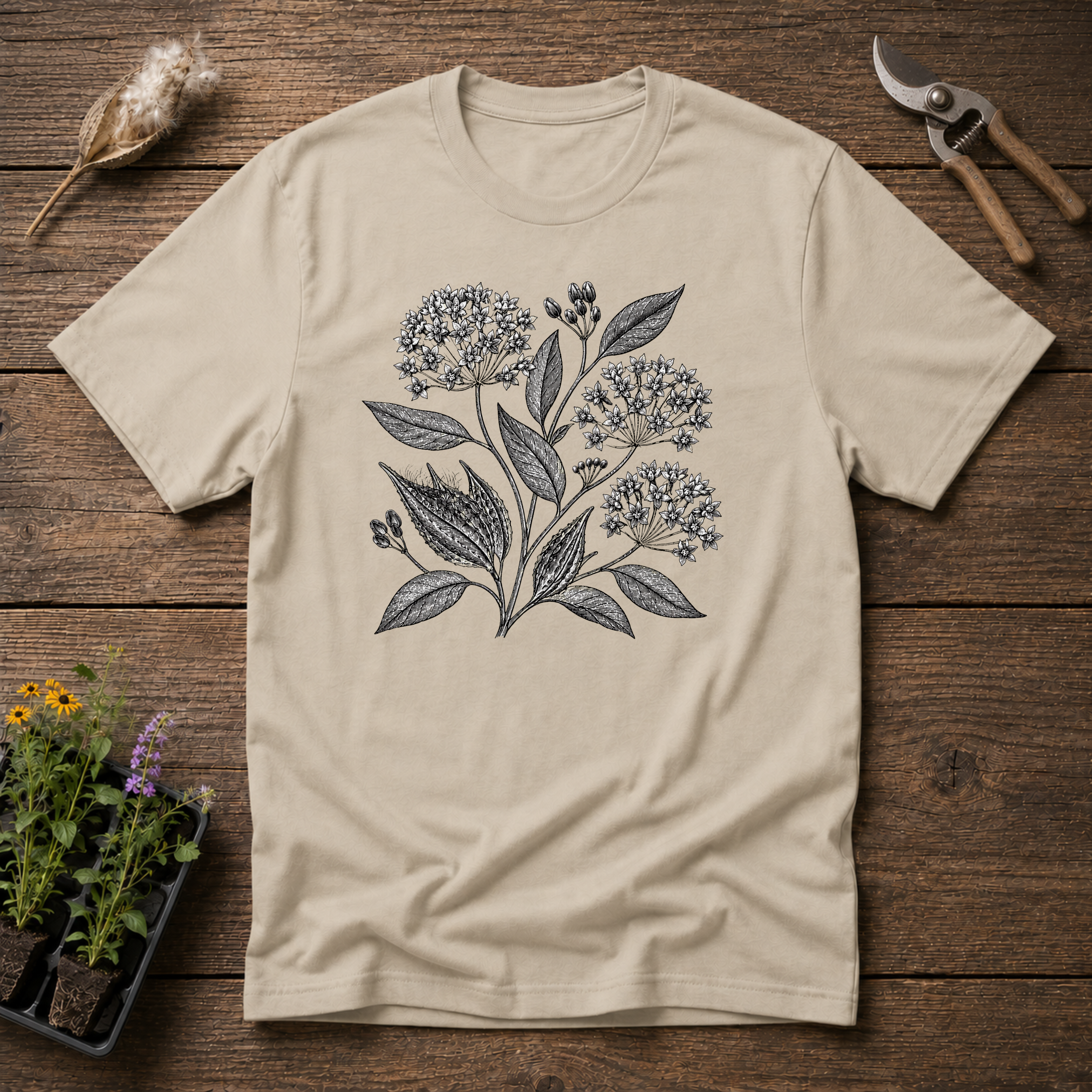 Snowy Milkweed T-Shirt