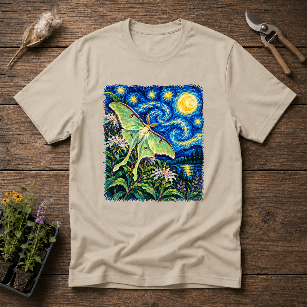 Luna Moth Moon T-Shirt