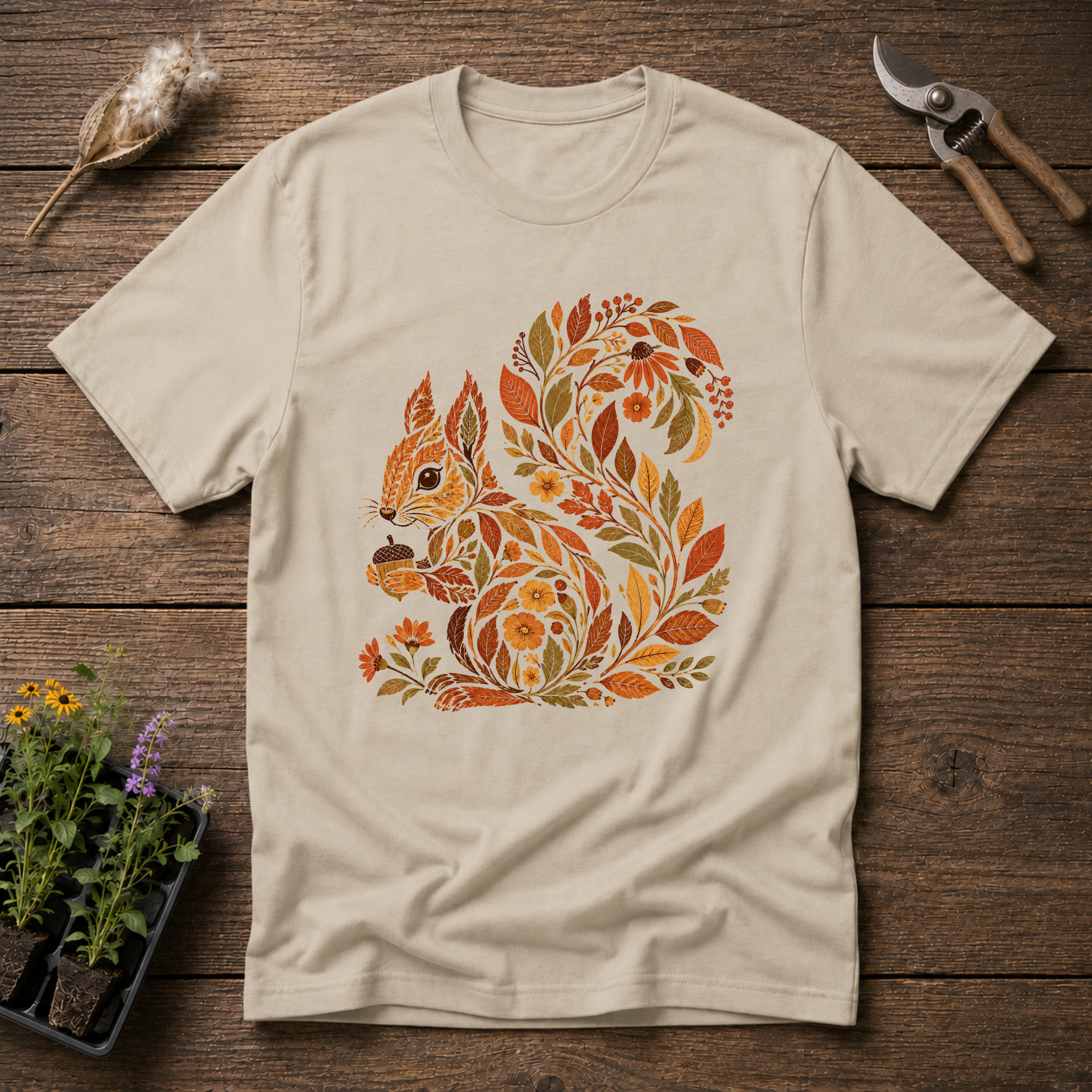 Autumn Squirrel T-Shirt