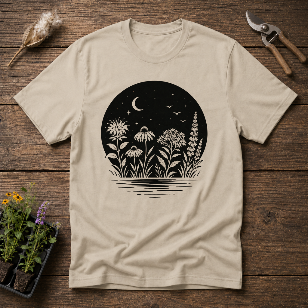 Moonlit Wildflowers T-Shirt