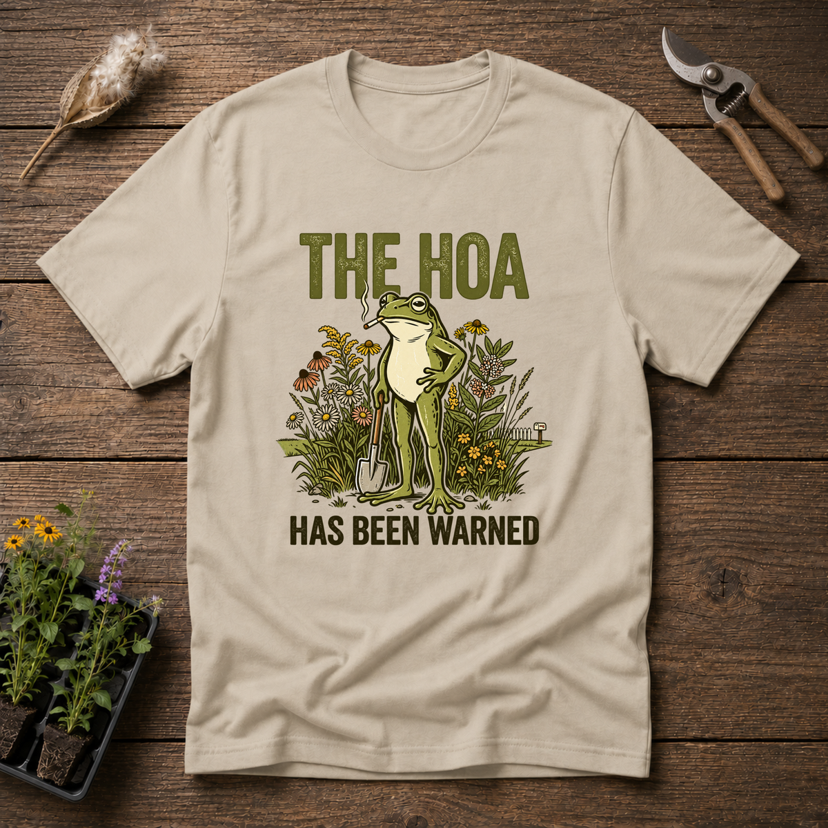 HOA Was Warned T-Shirt in Sand