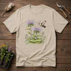 Wild Bergamot & Snowberry Clearwing Moth T-Shirt