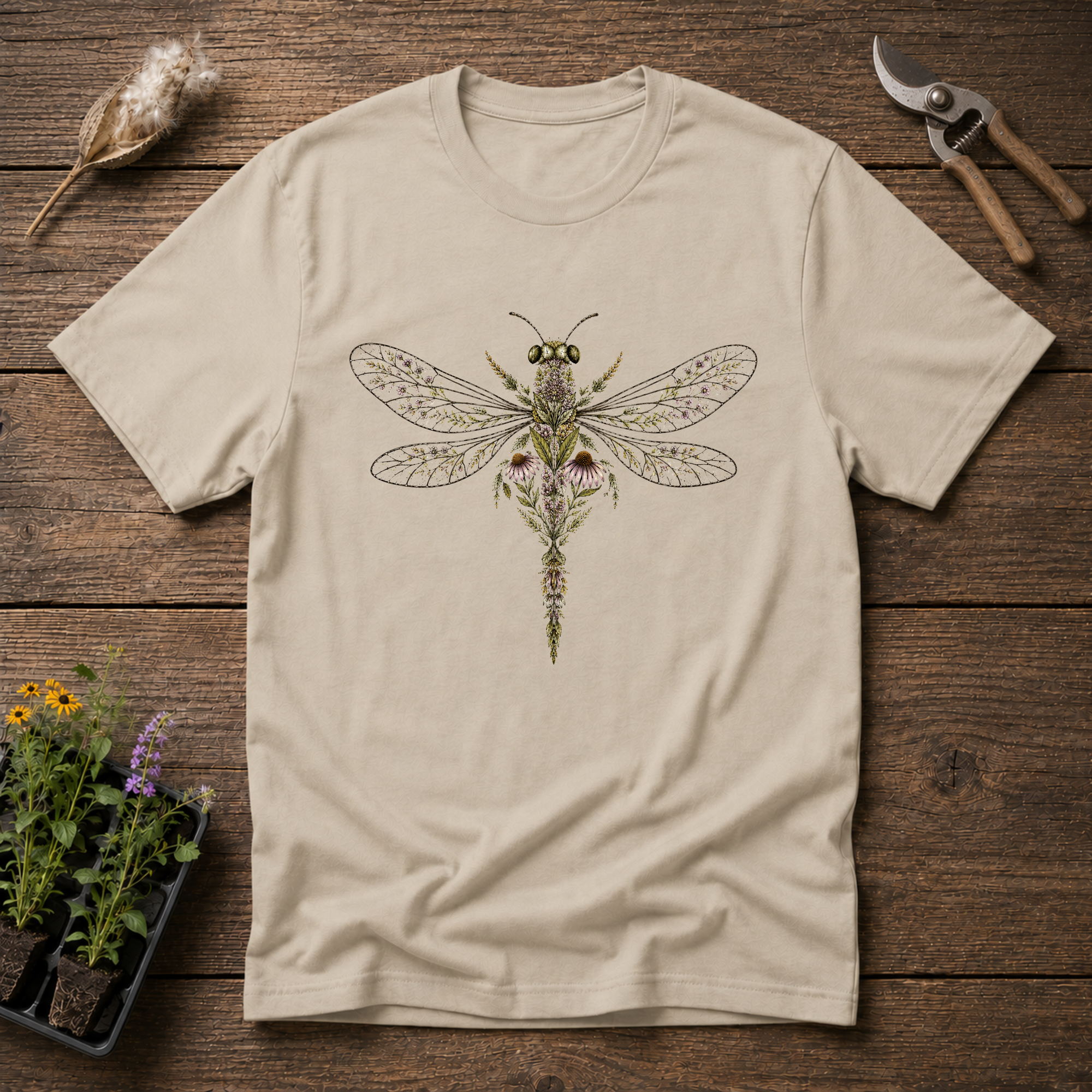Botanical Dragonfly T-Shirt