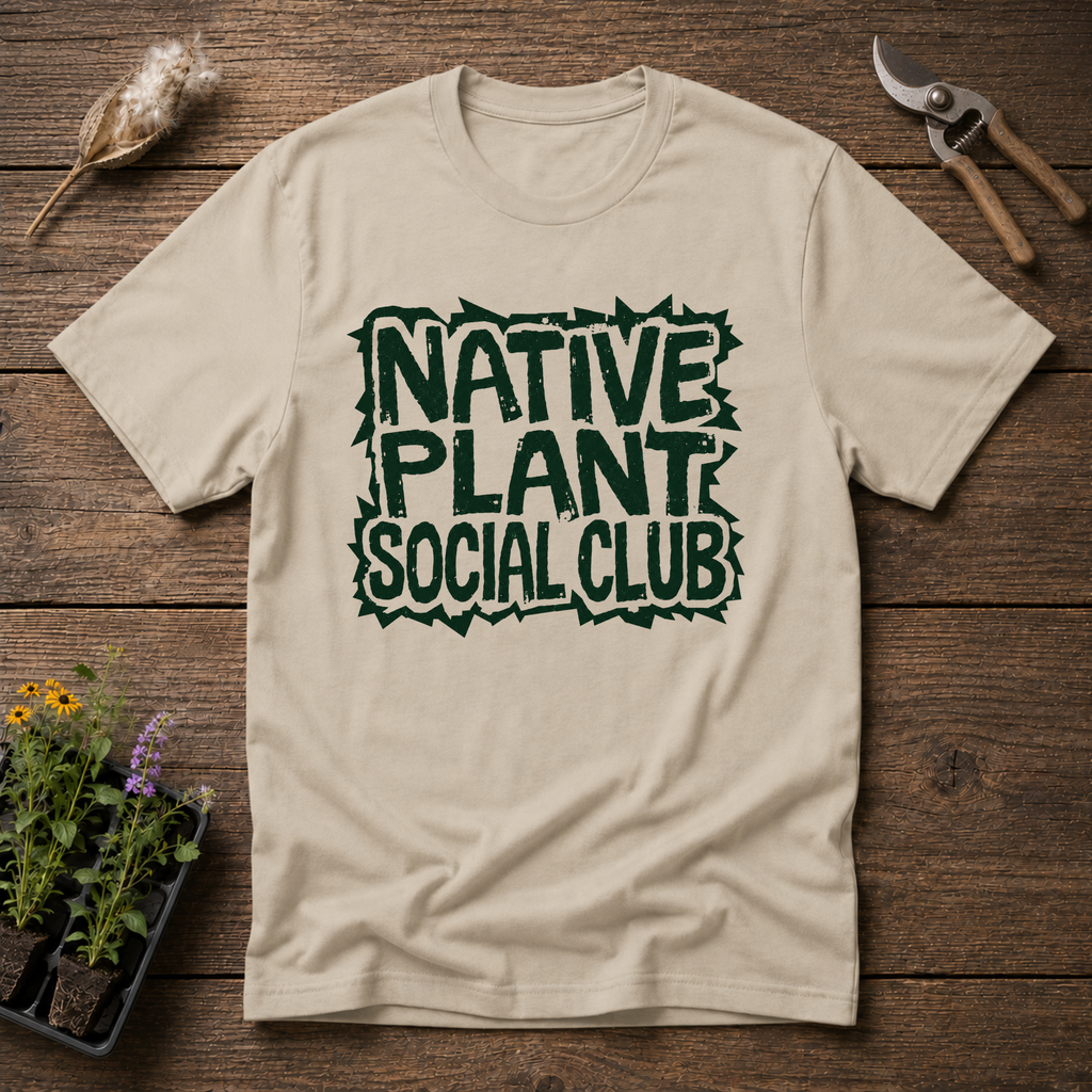 Native Plant Club T-Shirt in Sand