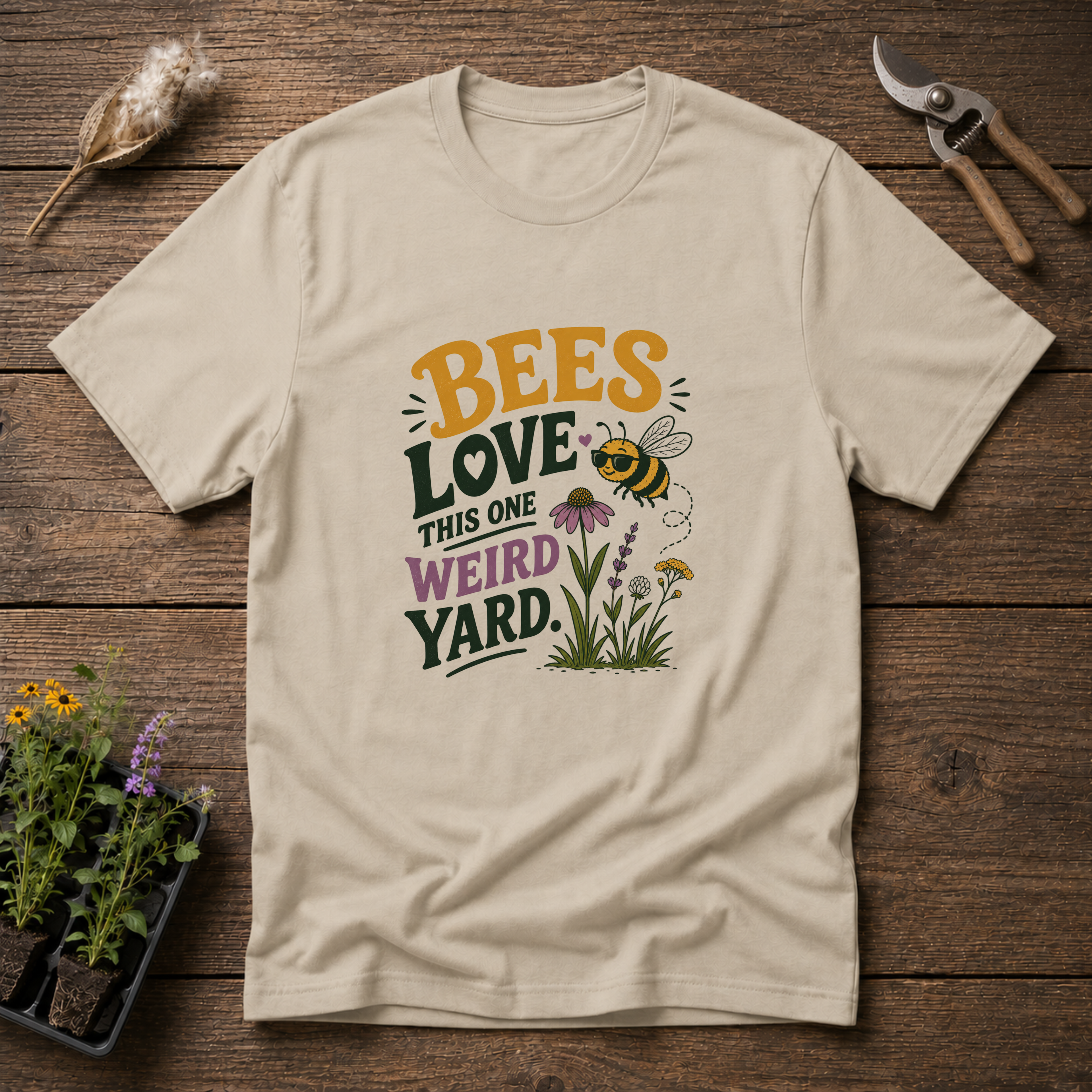 Bees Love This One Weird Yard T-Shirt