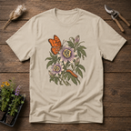 Gulf Fritillary T-Shirt in Sand