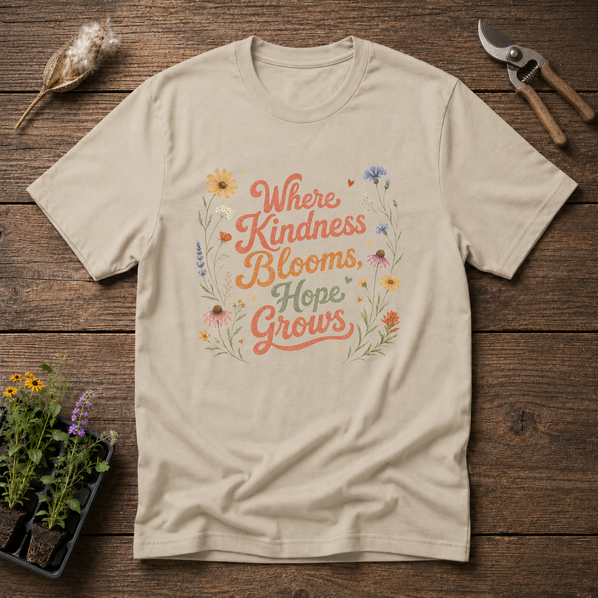 Kindness Blooms Hope T-Shirt