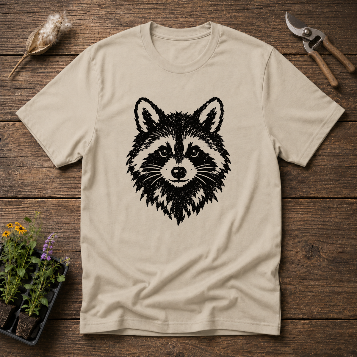 Raccoon Portrait T-Shirt