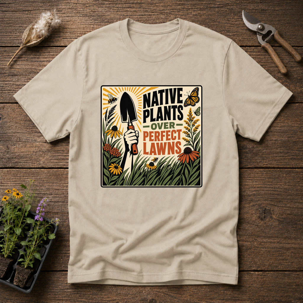 Native Plants Over Perfect Lawns T-Shirt
