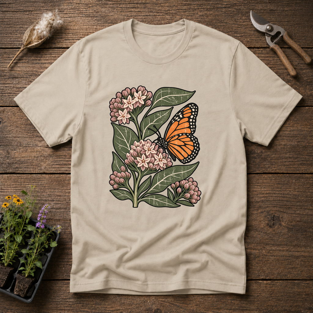Monarch Milkweed Blooms T-Shirt