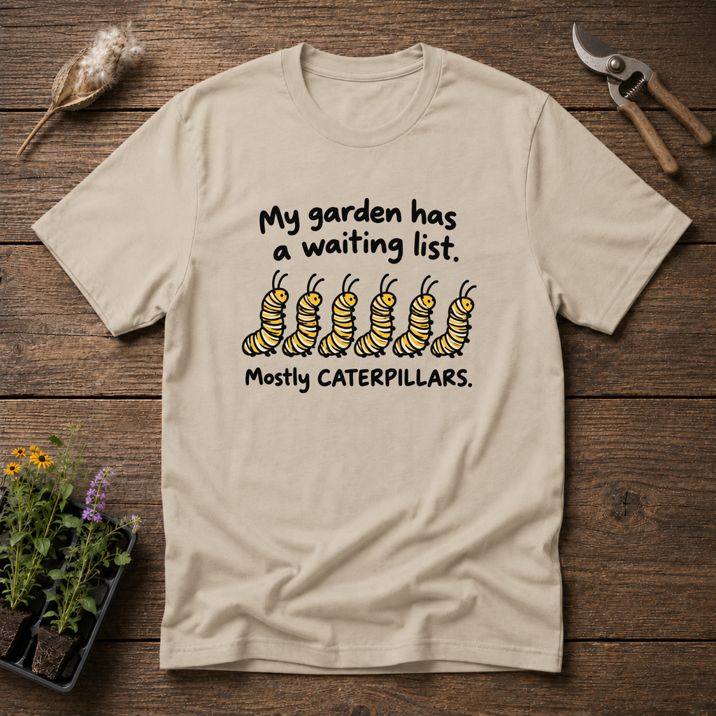 Caterpillar Waiting List T-Shirt in Sand