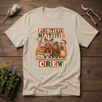 Festive Native Crew T-Shirt in Sand