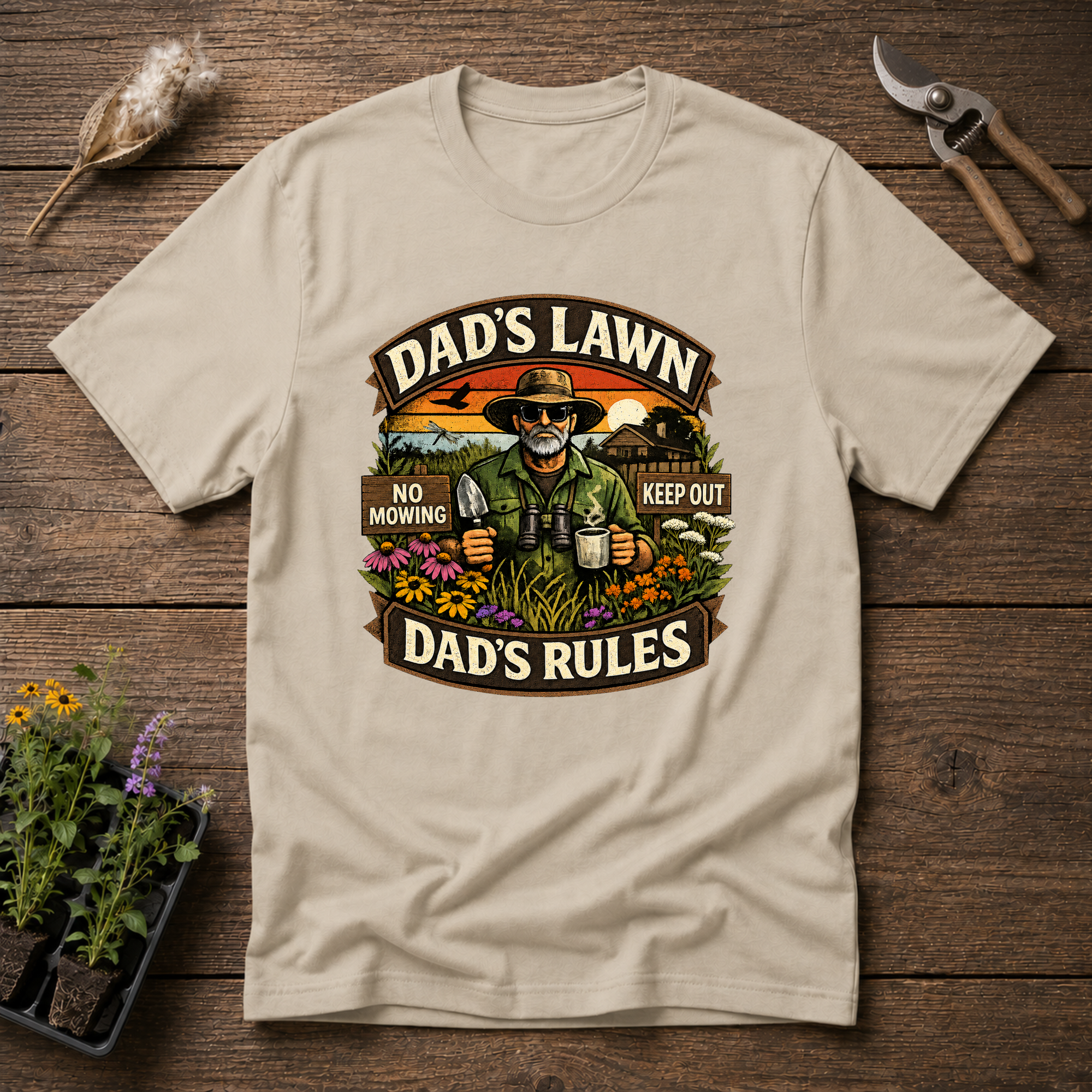 Dad's Yard Rules T-Shirt