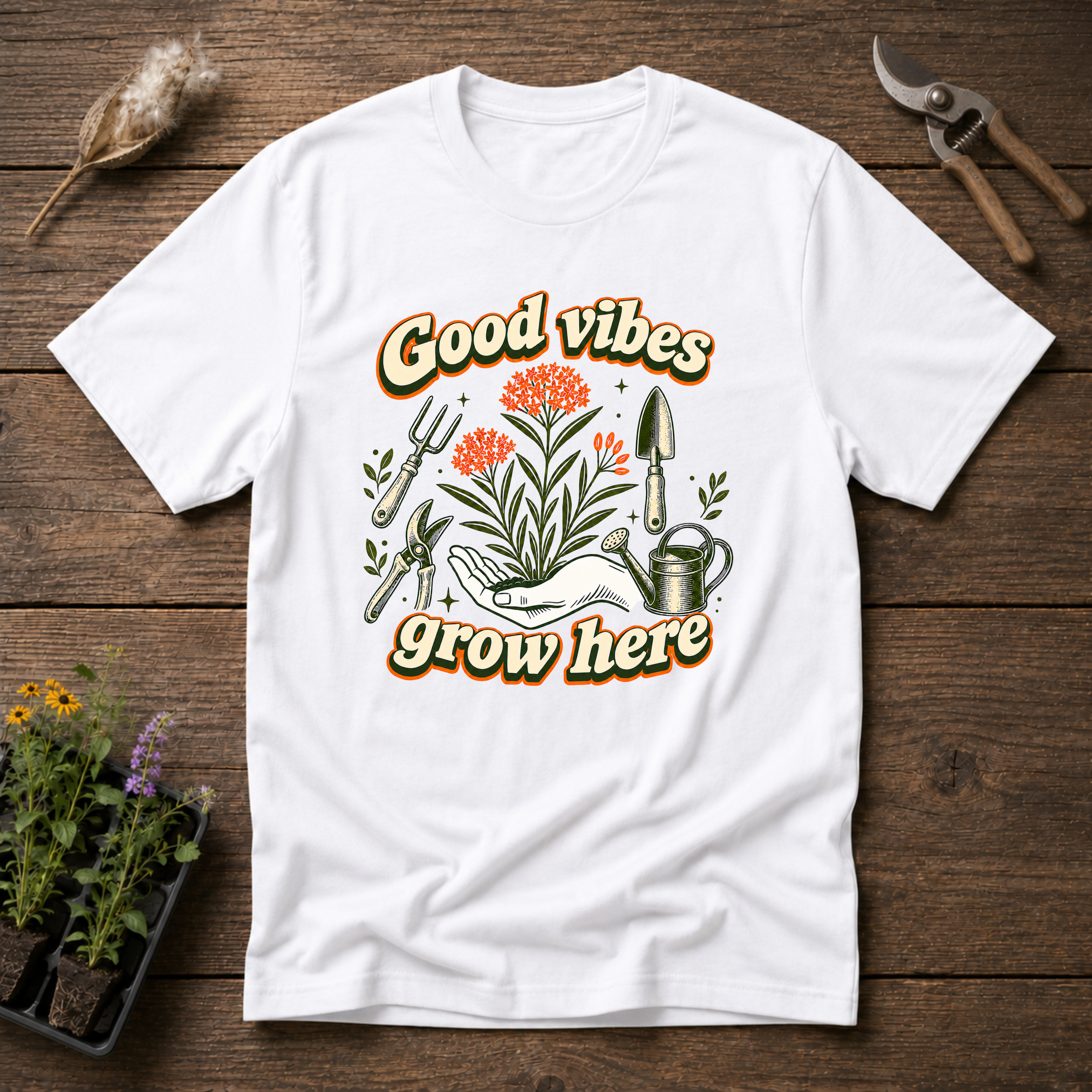 Good Vibes Grow Here T-Shirt